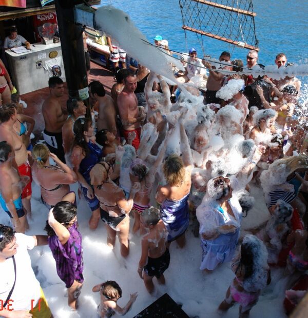 Antalya Party Boat Tour with Foam Party