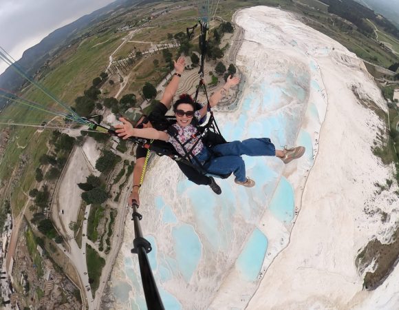 Paragliding in Pamukkale